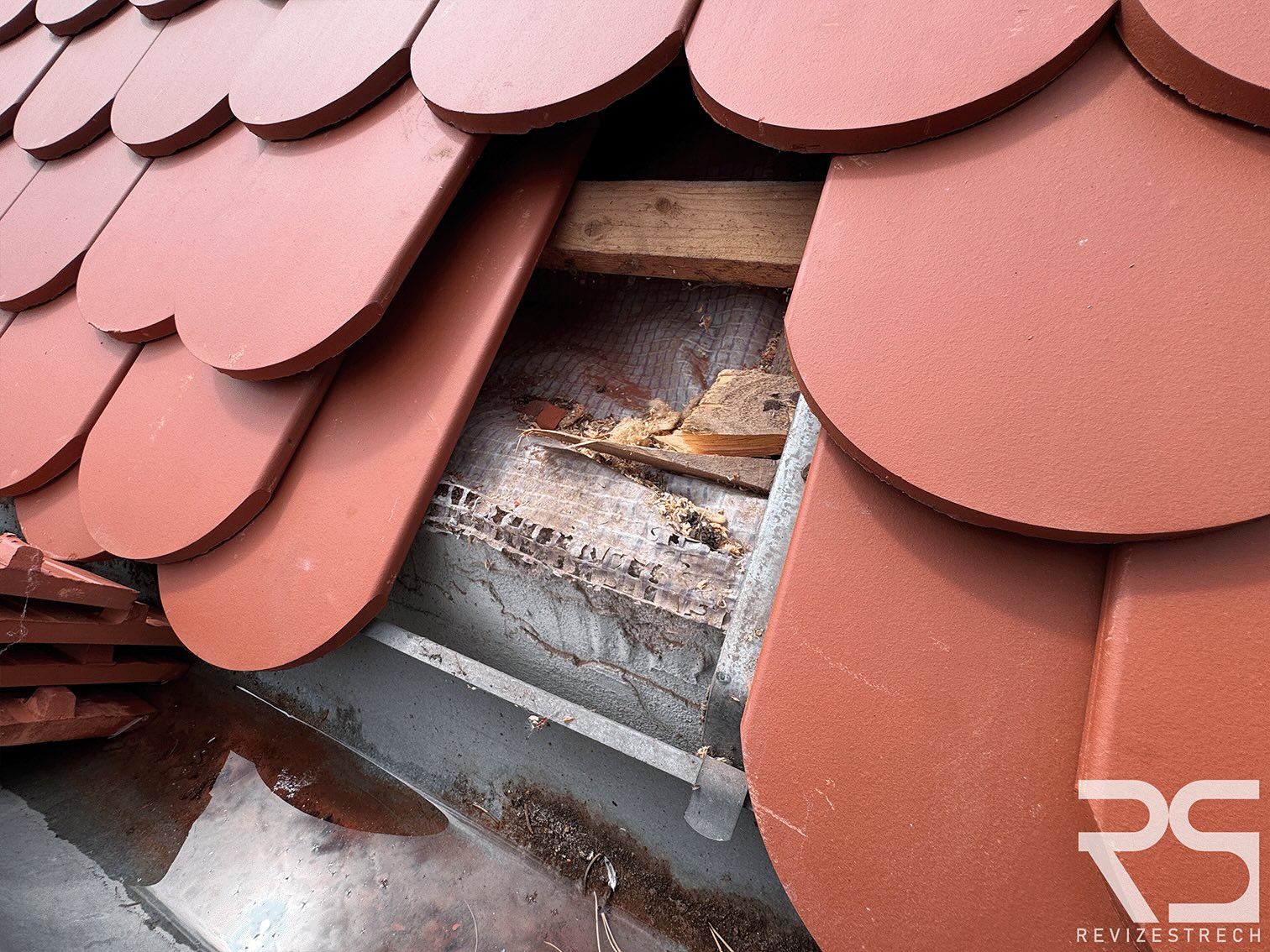 Provedení v místě okapu