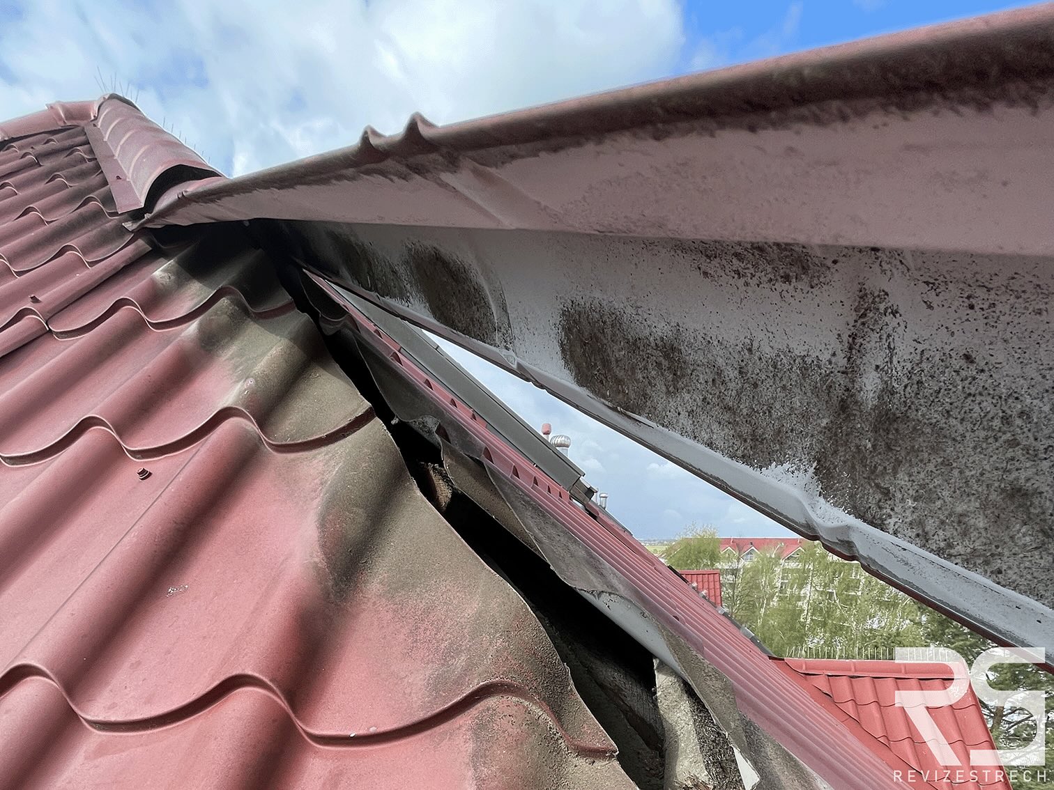 Kontrola v místě nároží