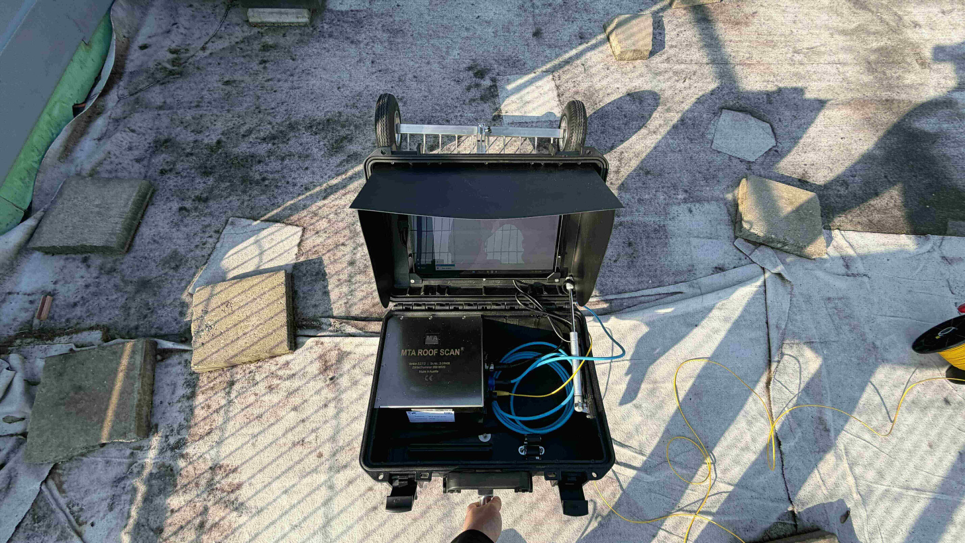 Roof scan připravený k použití