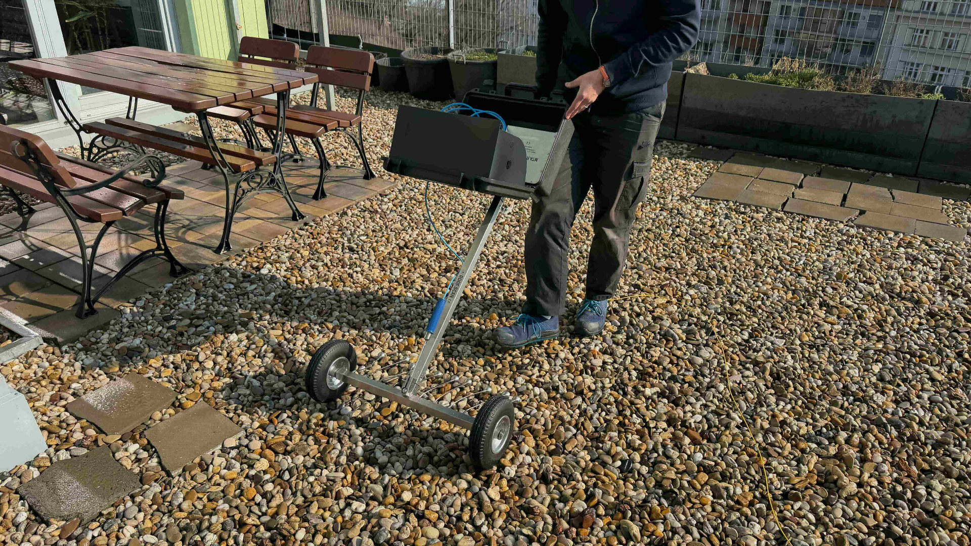 Využití systému na zatížené vrstvě